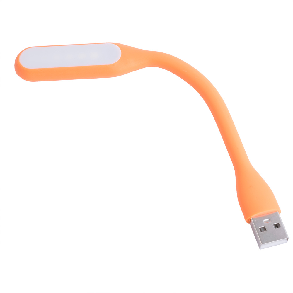 Ліхтарик гнучкий LED USB, 1.2W, 4500 К, помаранчевий Ліхтарик гнучкий LED USB, 1.2W, 4500 К, помаранчевий