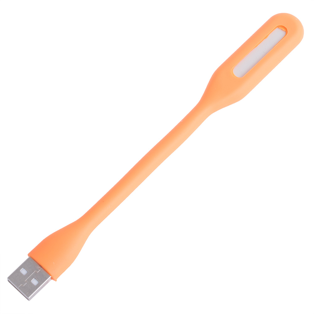Ліхтарик гнучкий LED USB, 1.2W, 4500 К, помаранчевий