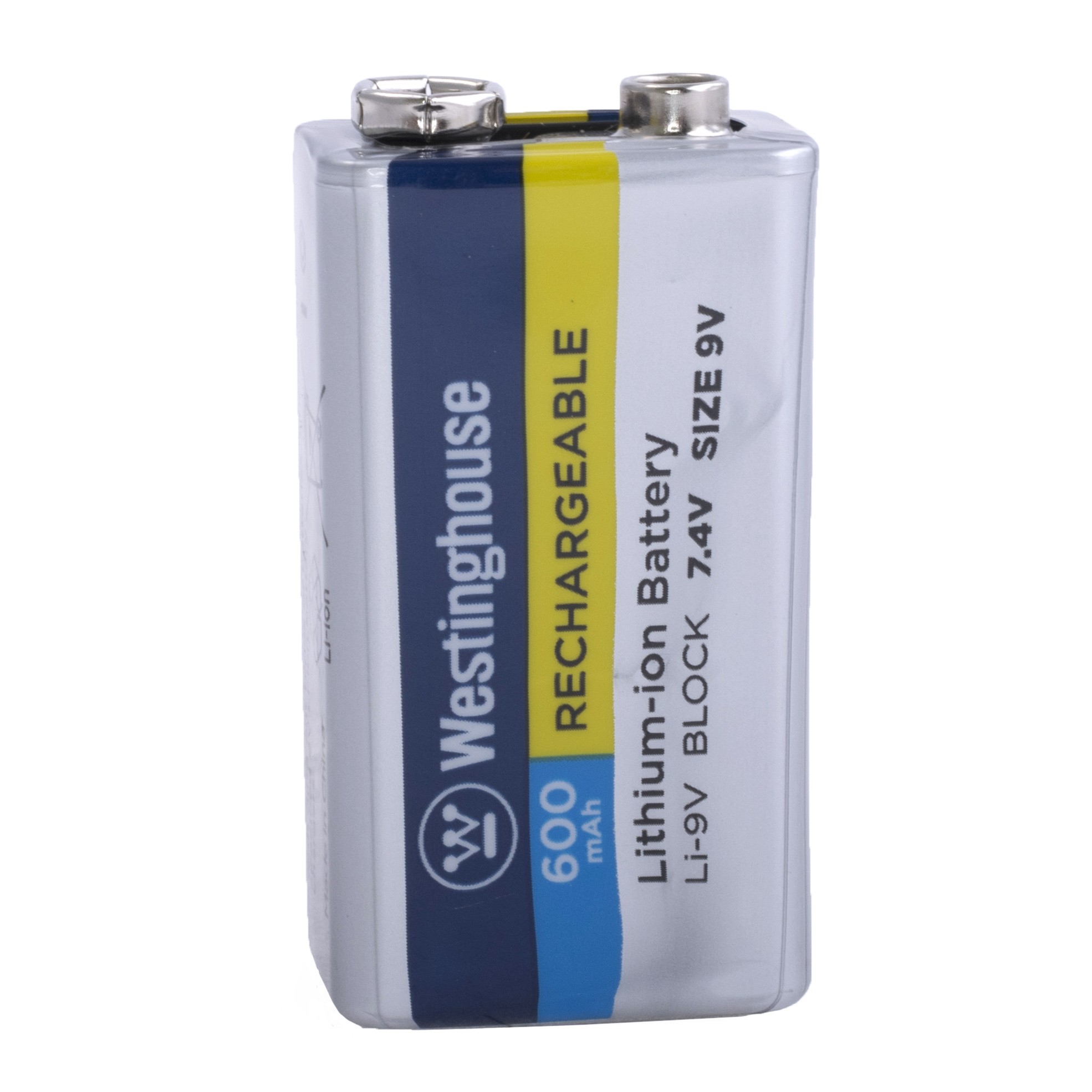 Li-Ion 600mAh, 7,4V, "Крона" Westinghouse літій-іонний акумулятор Li-9V600