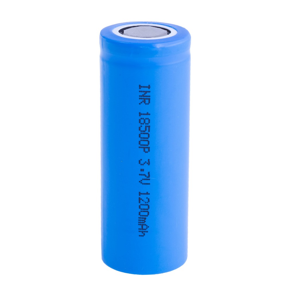 Li-Ion 1200mAh, 3,7V, 18500 LiPower літій-іонний акумулятор INR18500P 10A