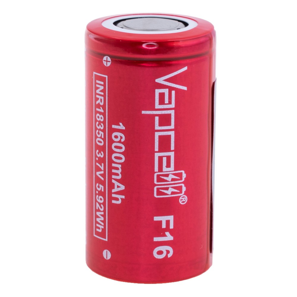 Li-Ion 1600mAh, 3,7V, 18350 Vapcell літій-іонний аккумулятор,F16 INR18350 1600mah 3A Li-Ion 1600mAh, 3,7V, 18350 Vapcell літій-іонний аккумулятор,F16 INR18350 1600mah 3A