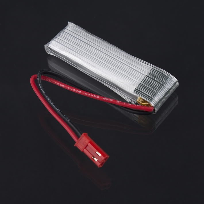 LiPo 600 mAh, 3,7V, 7,2x16x52мм (акумулятор літій-полімерний)