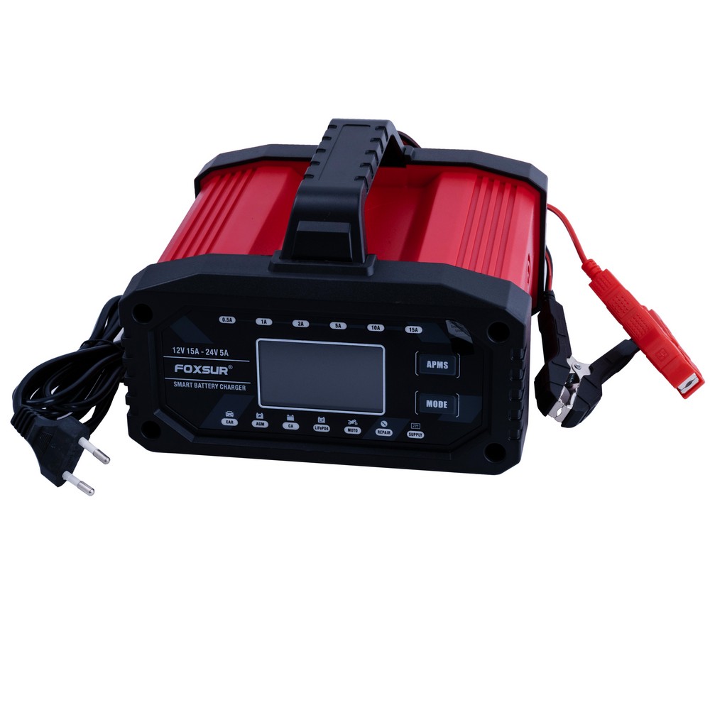 Зарядний пристрій для LiFePo4, AGM, EFB, GEL акумуляторів 12V/24, 15A,  FAC-150