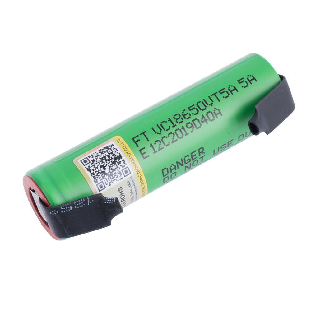 Li-Ion 2500mAh, 3,6V, 18650 LiitoKala літій-іонний акумулятор з виводами VC18650VT5A 5A