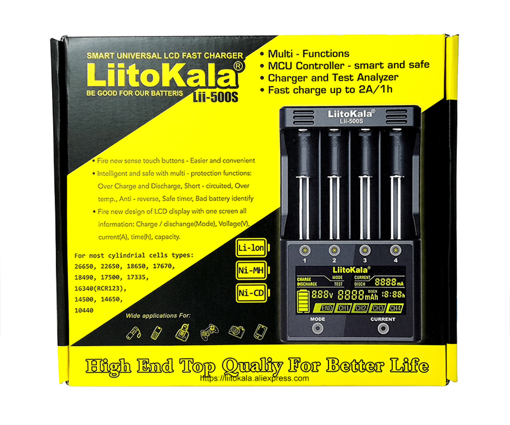 Зарядний пристрій LiitoKala Lii-500S