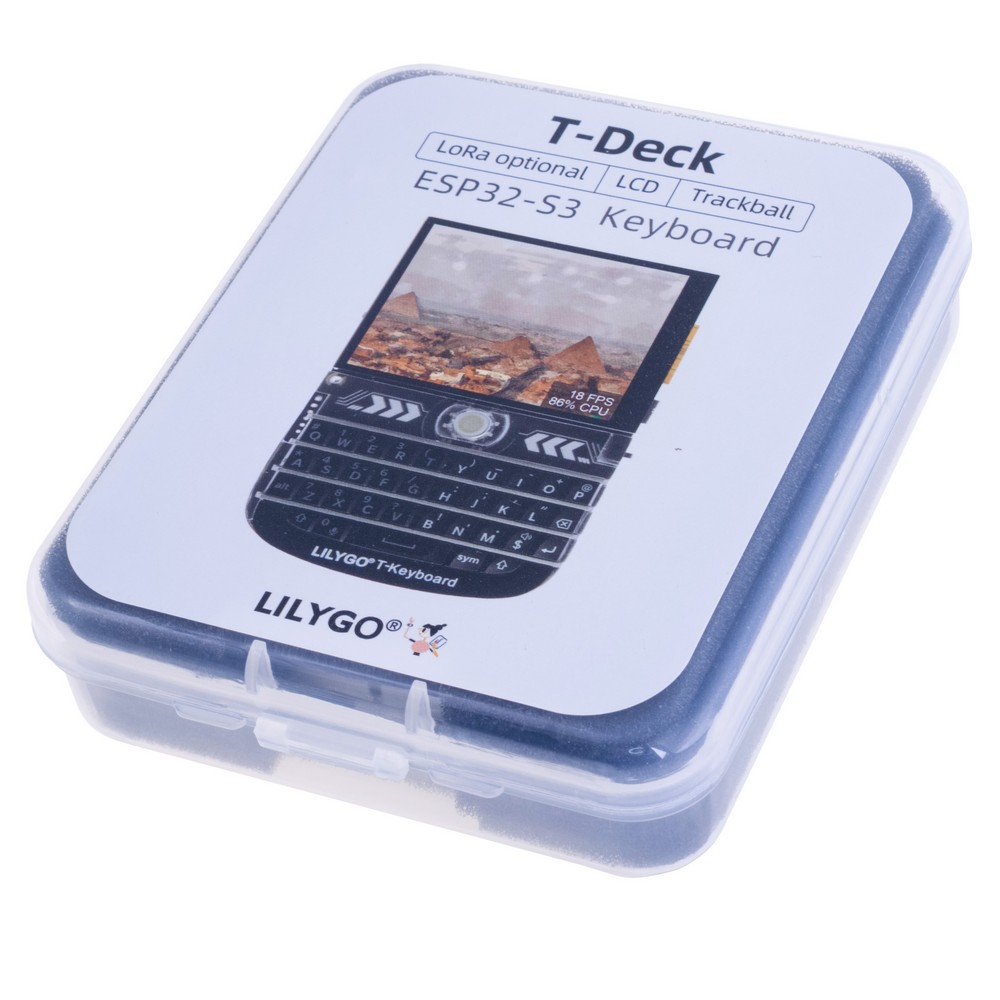 LILYGO® T-Deck ESP32-S3 LoRa 433MHz Black Keypad