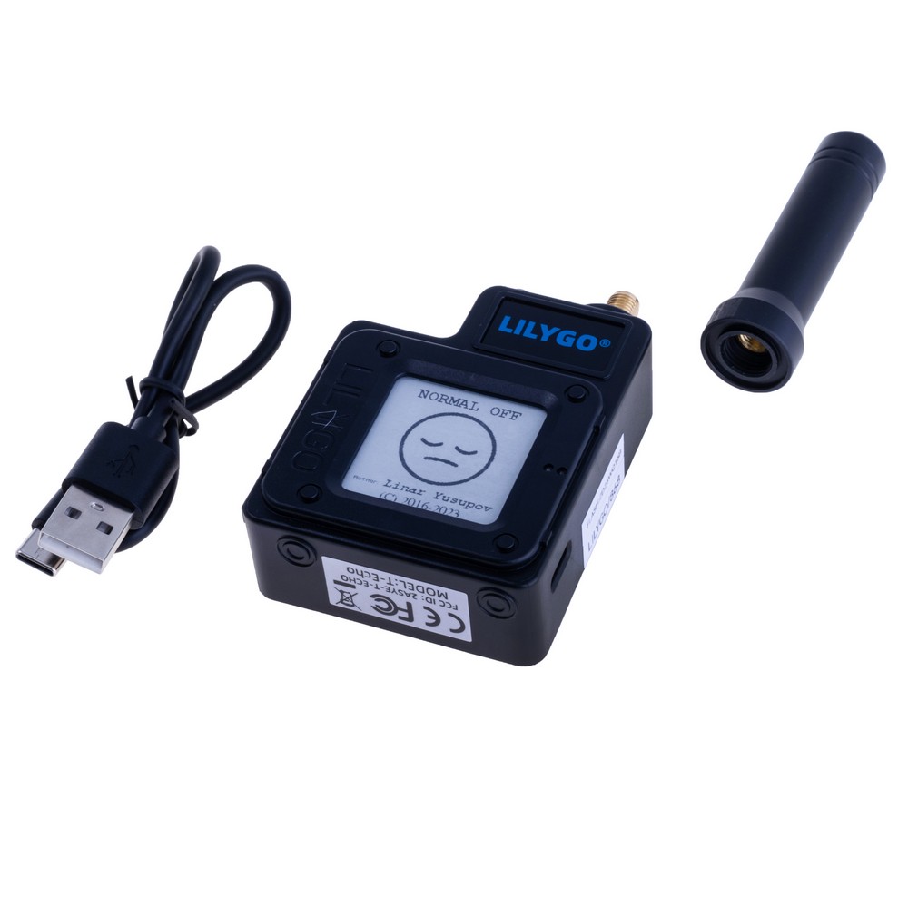 LILYGO® TTGO SoftRF T-Echo NRF52840 868MHZ Black LILYGO® TTGO SoftRF T-Echo NRF52840 868MHZ Black