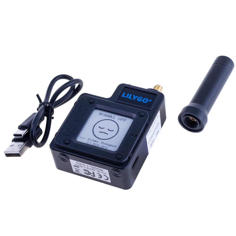 LILYGO® TTGO SoftRF T-Echo NRF52840 915MHZ Black BME280 Kit LILYGO® TTGO SoftRF T-Echo NRF52840 915MHZ Black BME280 Kit