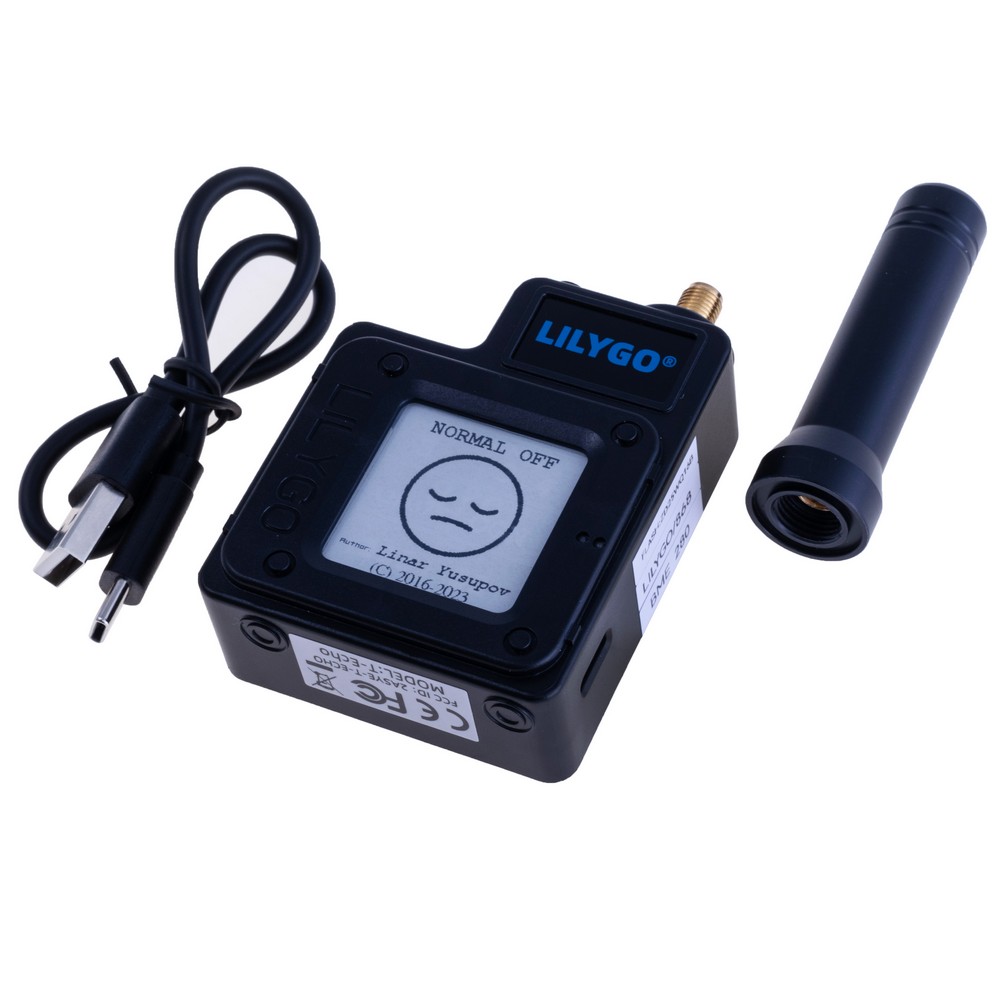 LILYGO® TTGO SoftRF T-Echo NRF52840 868MHZ Black BME280 Kit LILYGO® TTGO SoftRF T-Echo NRF52840 868MHZ Black BME280 Kit