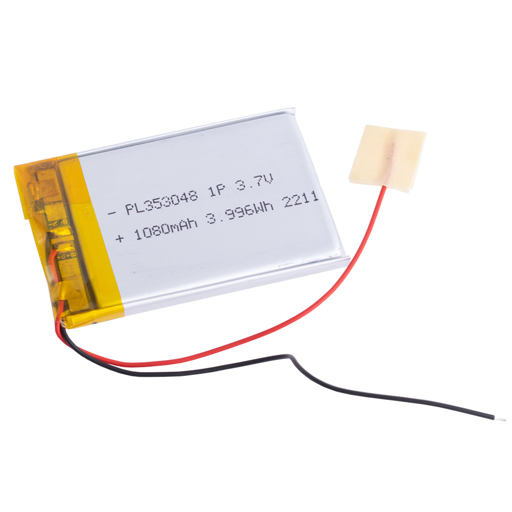 LiPo 1080 mAh, 3,7V, 3,7x30,5x48,5мм (LiPower) акумулятор літій-полімерний