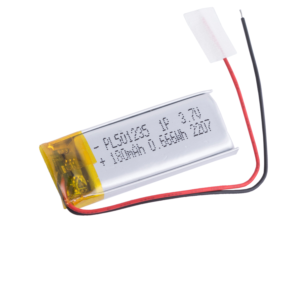 LiPo 180 mAh, 3,7V, 5x15x35мм LiPower акумулятор літій-полімерний PL501235