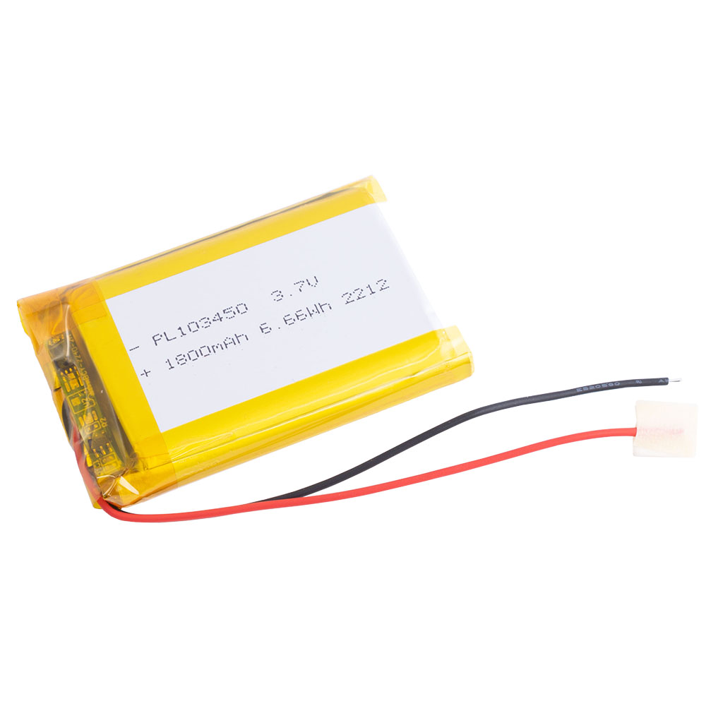 LiPo 1800 mAh, 3,7V, 10x34,5x50,5мм LiPower акумулятор літій-полімерний PL103450