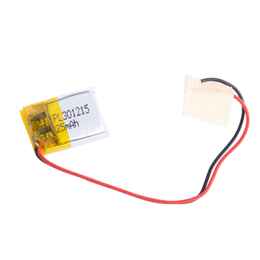 LiPo 25 mAh, 3,7V, 3,2x12,5x15,5мм (LiPower) акумулятор літій-полімерний