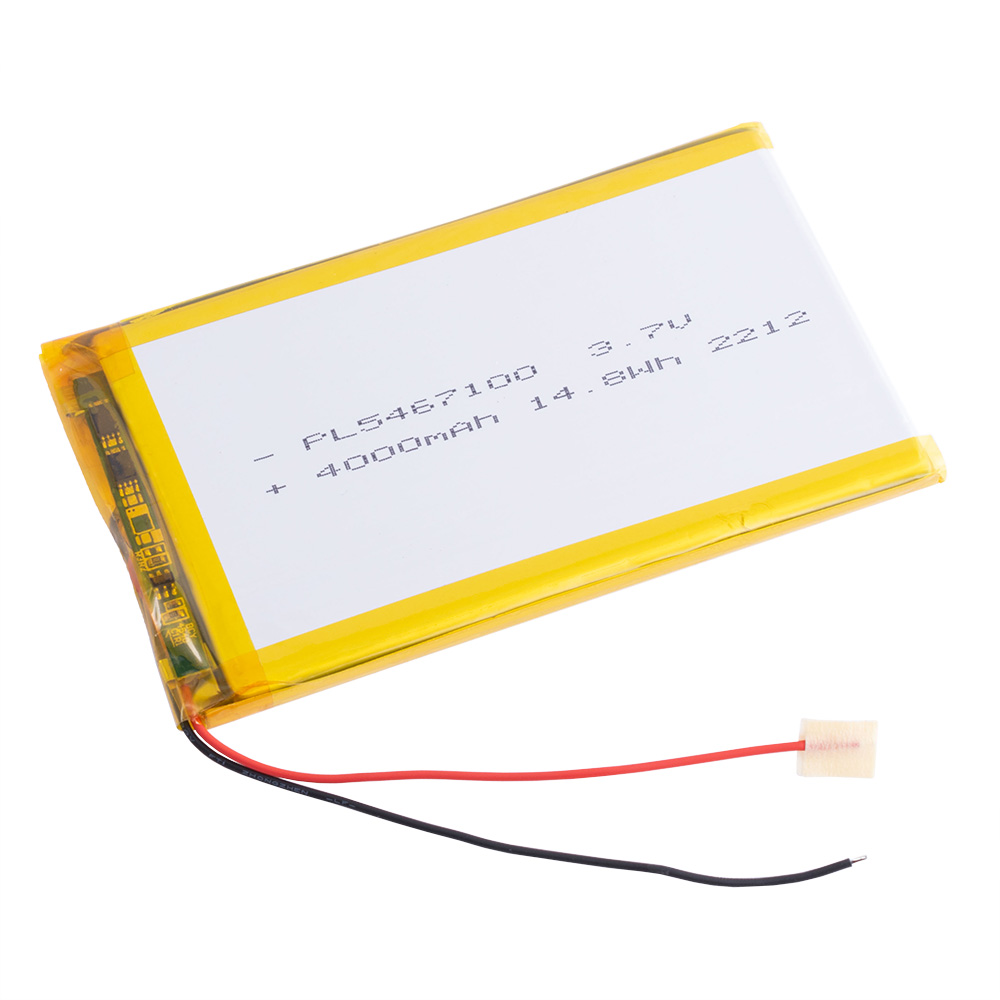 LiPo 4000 mAh, 3,7V, 5,4x67,5x100мм LiPower акумулятор літій-полімерний PL5467100