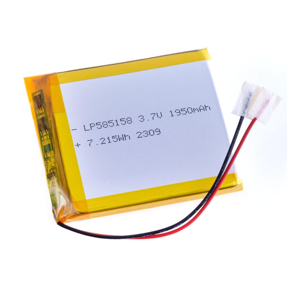 LiPo 1950 mAh, 3,7V, 5,8x51x58мм (LiPower) акумулятор літій-полімерний)