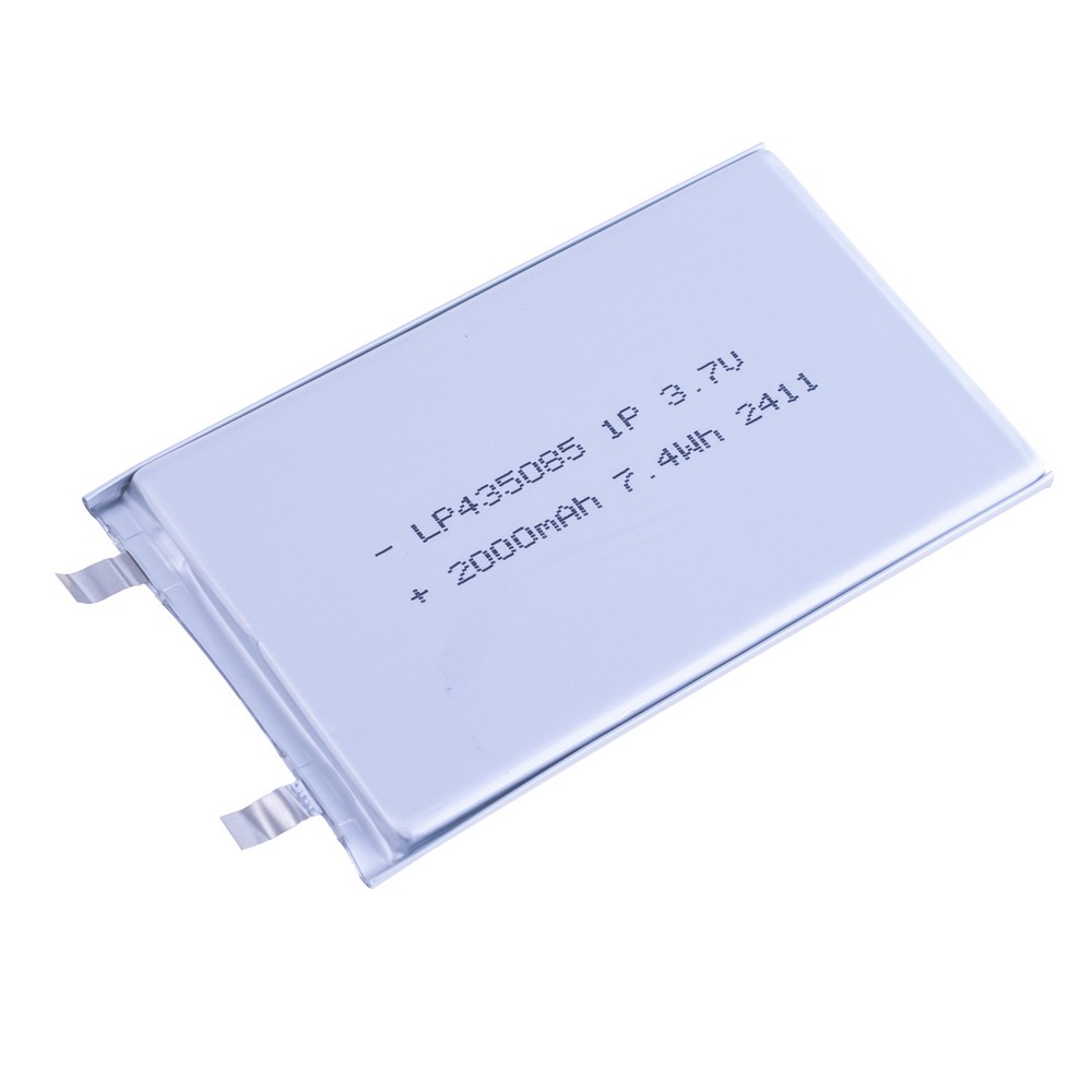 LiPo 2000 mAh, 3,7V, 4,4x50,5x85,5мм LiPower акумулятор літій-полімерний LP435085