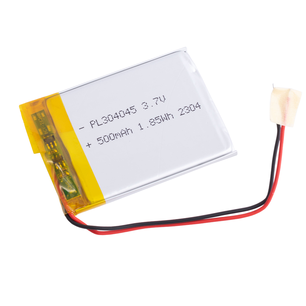 LiPo 500 mAh, 3,7V, 3x40x45мм LiPower акумулятор літій-полімерний PL304045