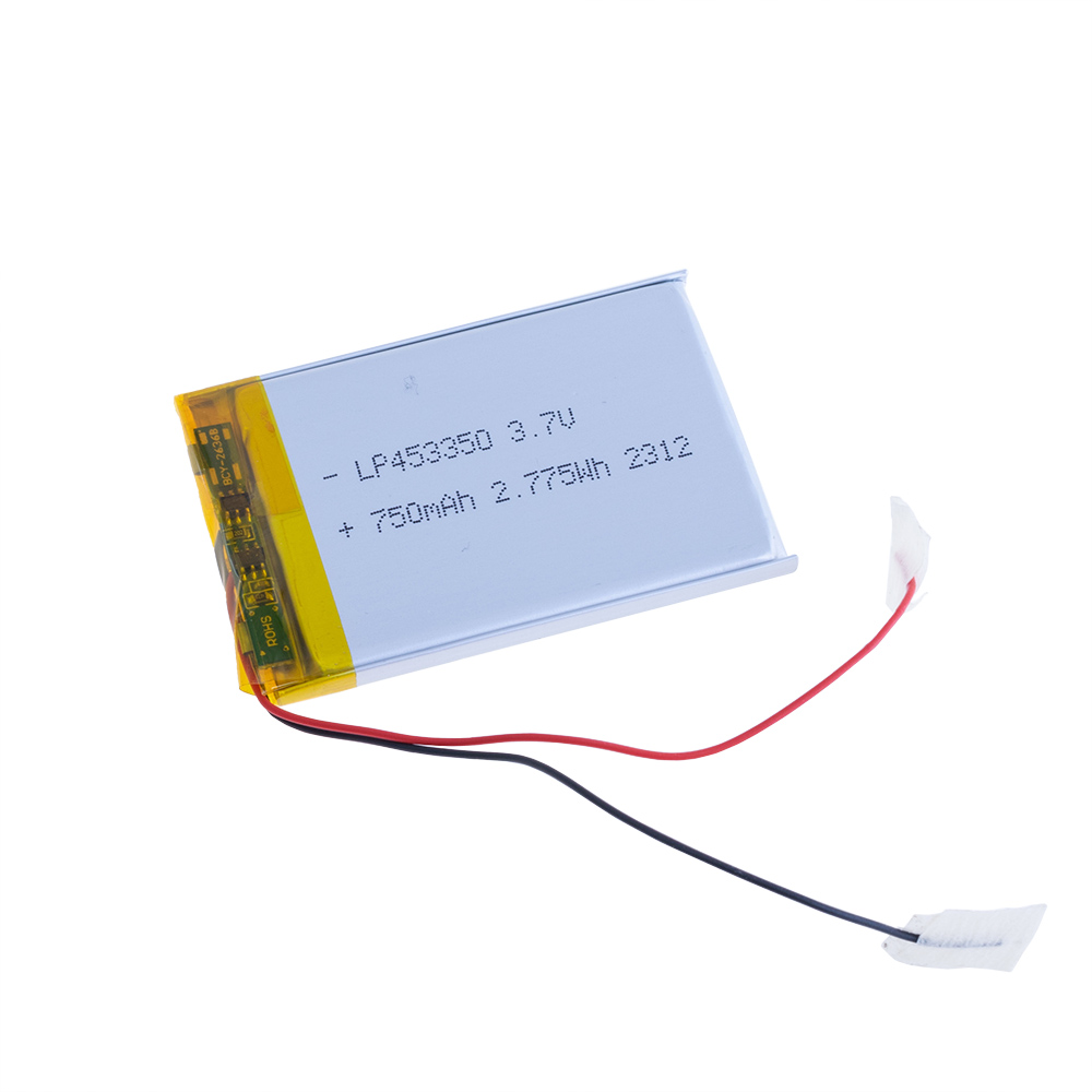 LiPo 750 mAh, 3,7V, 4,5x33x50мм (LiPower) акумулятор літій-полімерний)