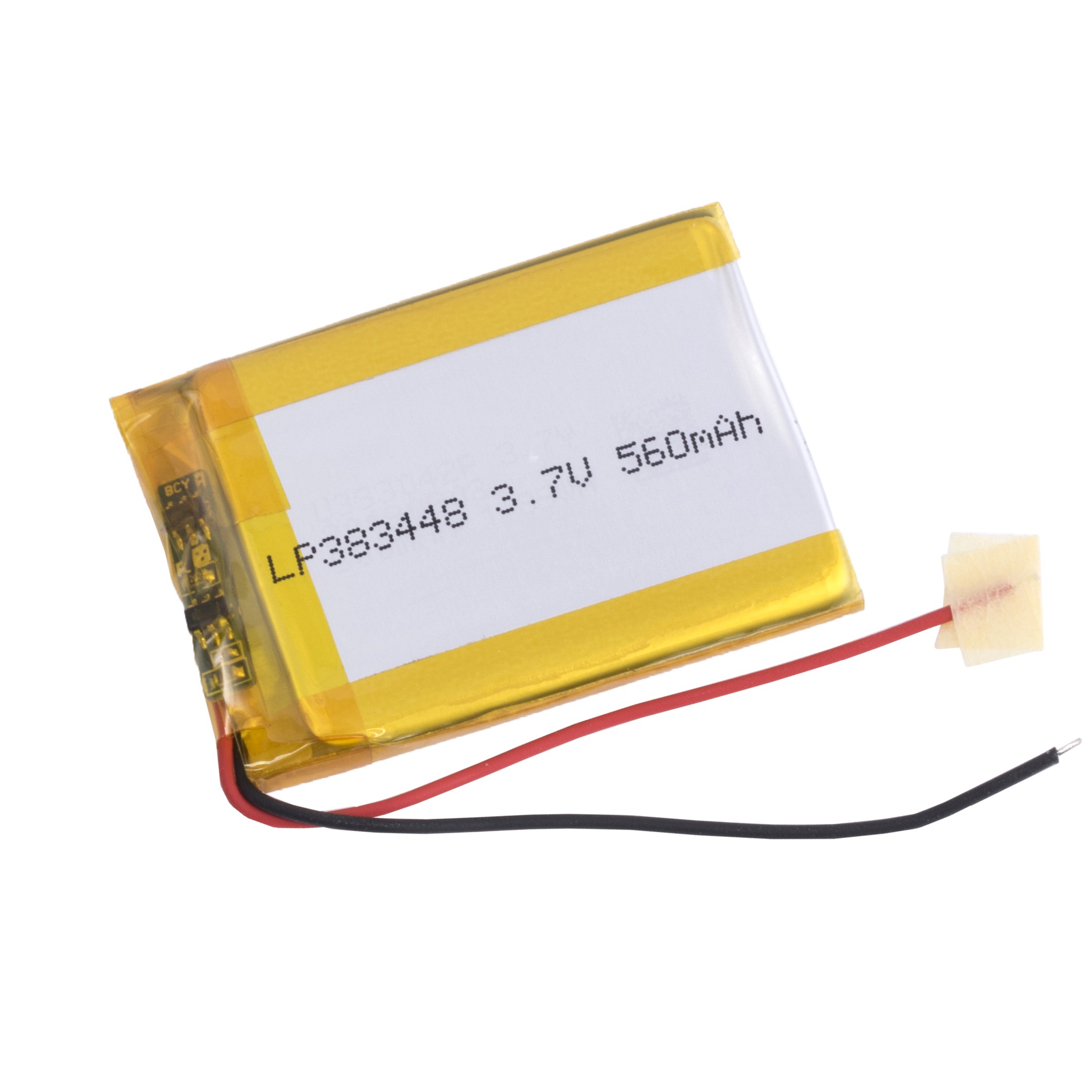 LiPo 560 mAh, 3,7V, 3,8x34x48мм (LiPower) акумулятор літій-полімерний)