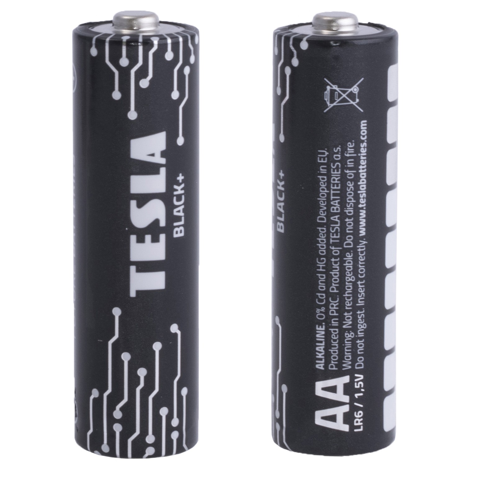 Батарейка AA лужна 1,5V 1шт. Tesla BLACK+ LR06/ SHRINK