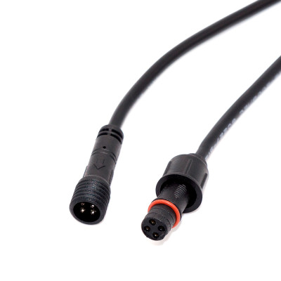 Комплект герметичних роз'ємів M10 на 4pin, IP67, з кабелем Комплект герметичних роз'ємів M10 на 4pin, IP67, з кабелем