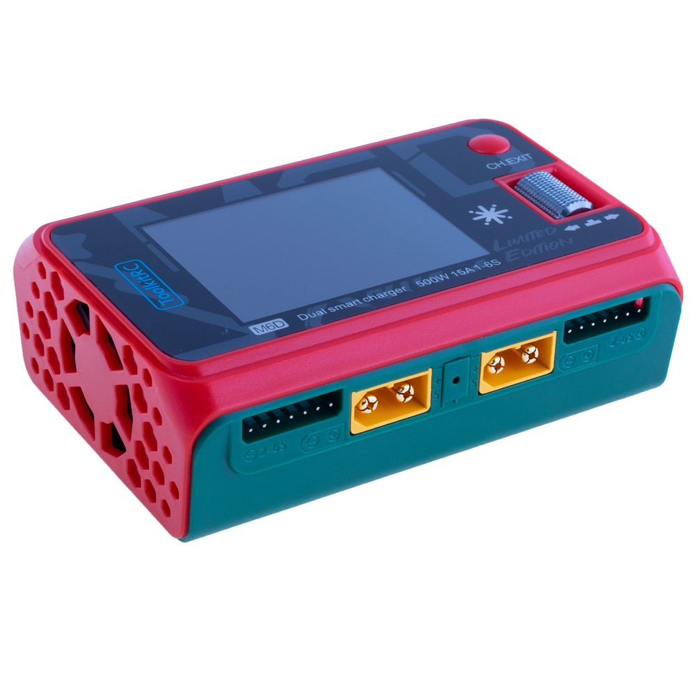 M6D X'Mas edition 500W 15A 1-6S DC Dual TK13900 зарядний пристрій