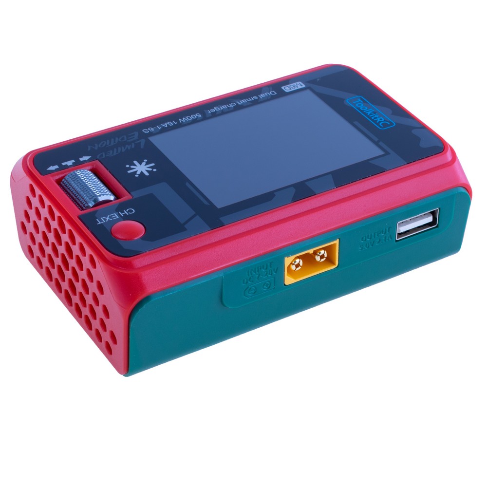 M6D X'Mas edition 500W 15A 1-6S DC Dual TK13900 зарядний пристрій