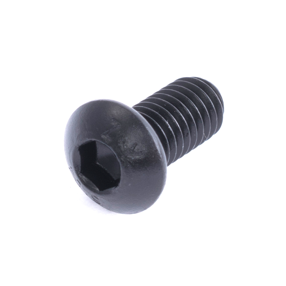 Гвинт з сферичною головкою M6x12mm (клас 10.9, чорний, внутрішній шестигранник, ISO7380) Гвинт з сферичною головкою M6x12mm (клас 10.9, чорний, внутрішній шестигранник, ISO7380)