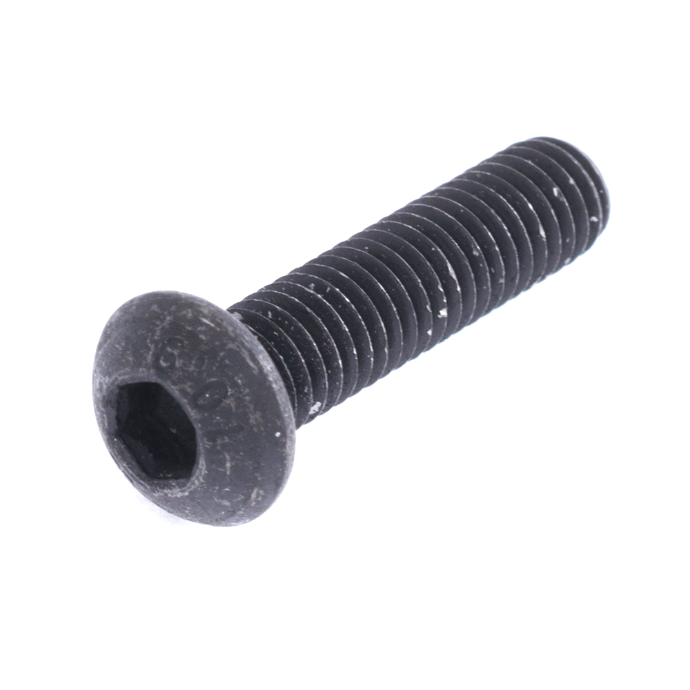 Гвинт з сферичною головкою M6x20mm (клас 10.9, чорний, внутрішній шестигранник, ISO7380)