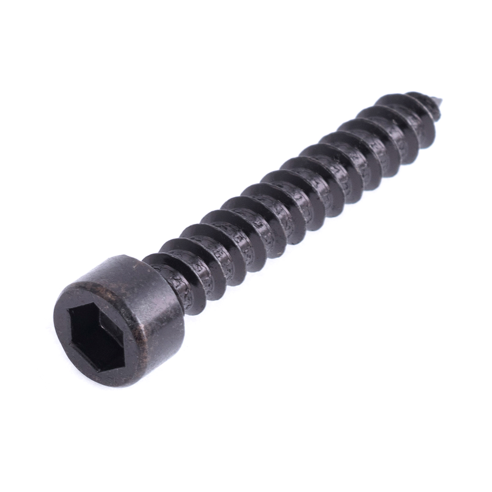 Шуруп із циліндричною головкою M6x40mm (клас 8.8, чорне покриття, внутрішній шестигранник) Шуруп із циліндричною головкою M6x40mm (клас 8.8, чорне покриття, внутрішній шестигранник)