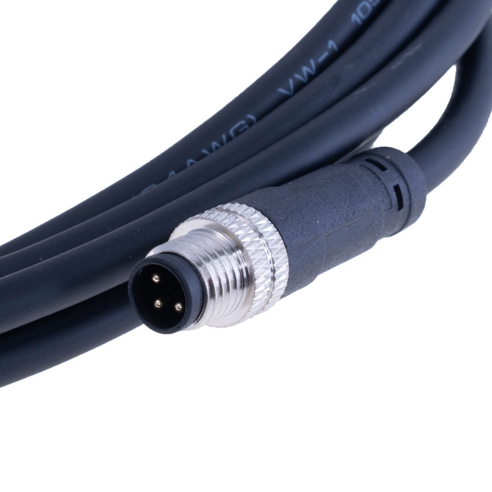 Роз’єм M8 3-pin для датчиків  "Тато" на проводі 2м.