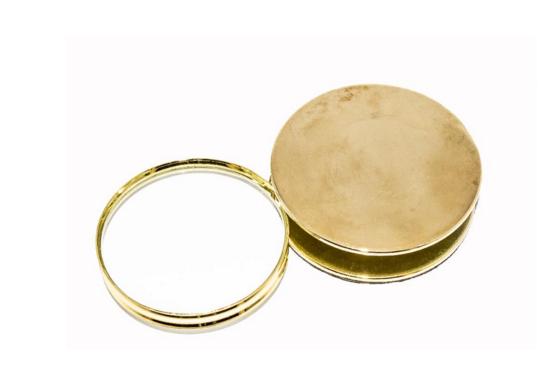 Лупа ручная раскладная Gold, 4X увеличение, диаметр 62 мм, Magnifier 12093