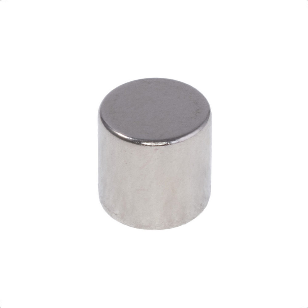 Магніт NdFeB, диск/циліндр D8 x 8 mm (N38), Ni + Cu + Ni (нікель) Магніт NdFeB, диск/циліндр D8 x 8 mm (N38), Ni + Cu + Ni (нікель)