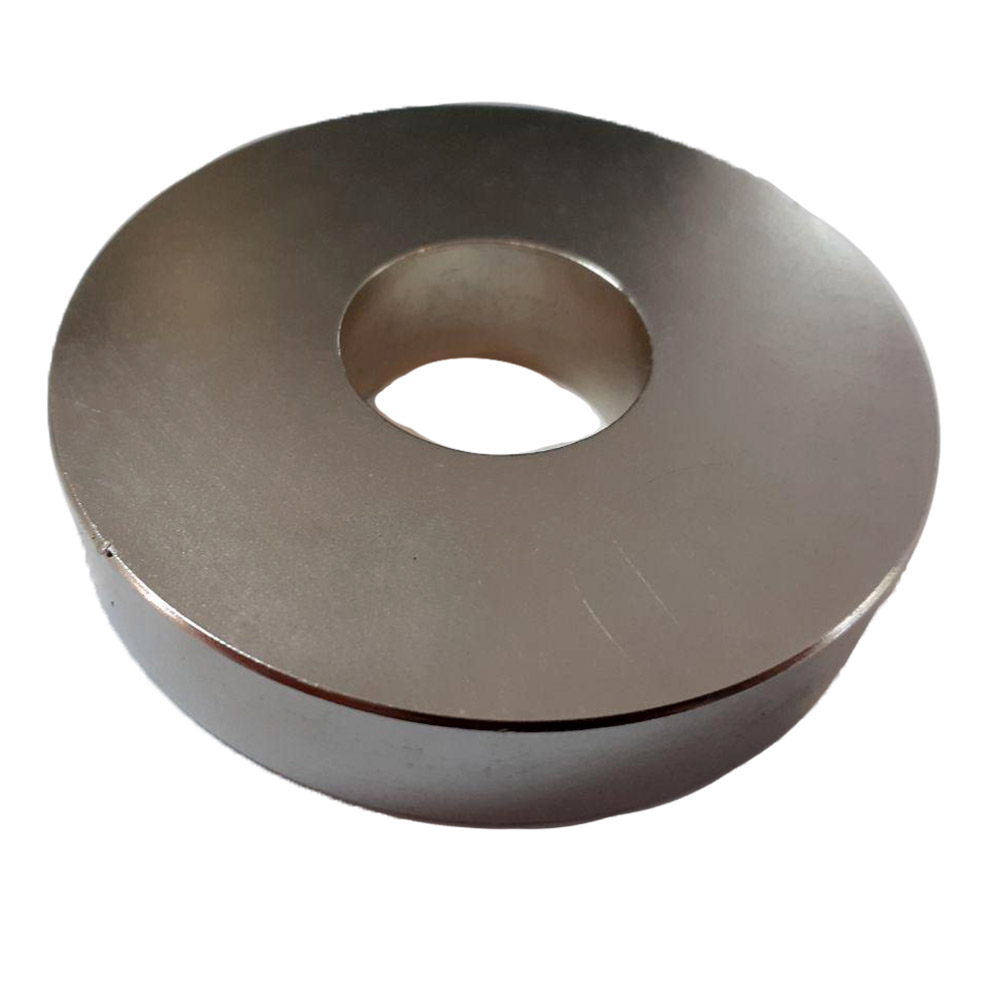 Магніт NdFeB, Диск (шайба) D70 x d25 x 14mm (N38), Ni + Cu + Ni (нікель) Магніт NdFeB, Диск (шайба) D70 x d25 x 14mm (N38), Ni + Cu + Ni (нікель)