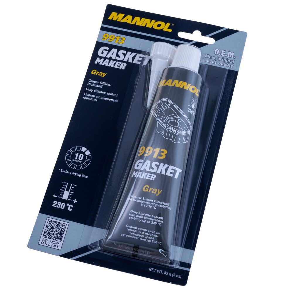 Герметик силіконовий Mannol 9913 Gasket Maker сірий Герметик силіконовий Mannol 9913 Gasket Maker сірий