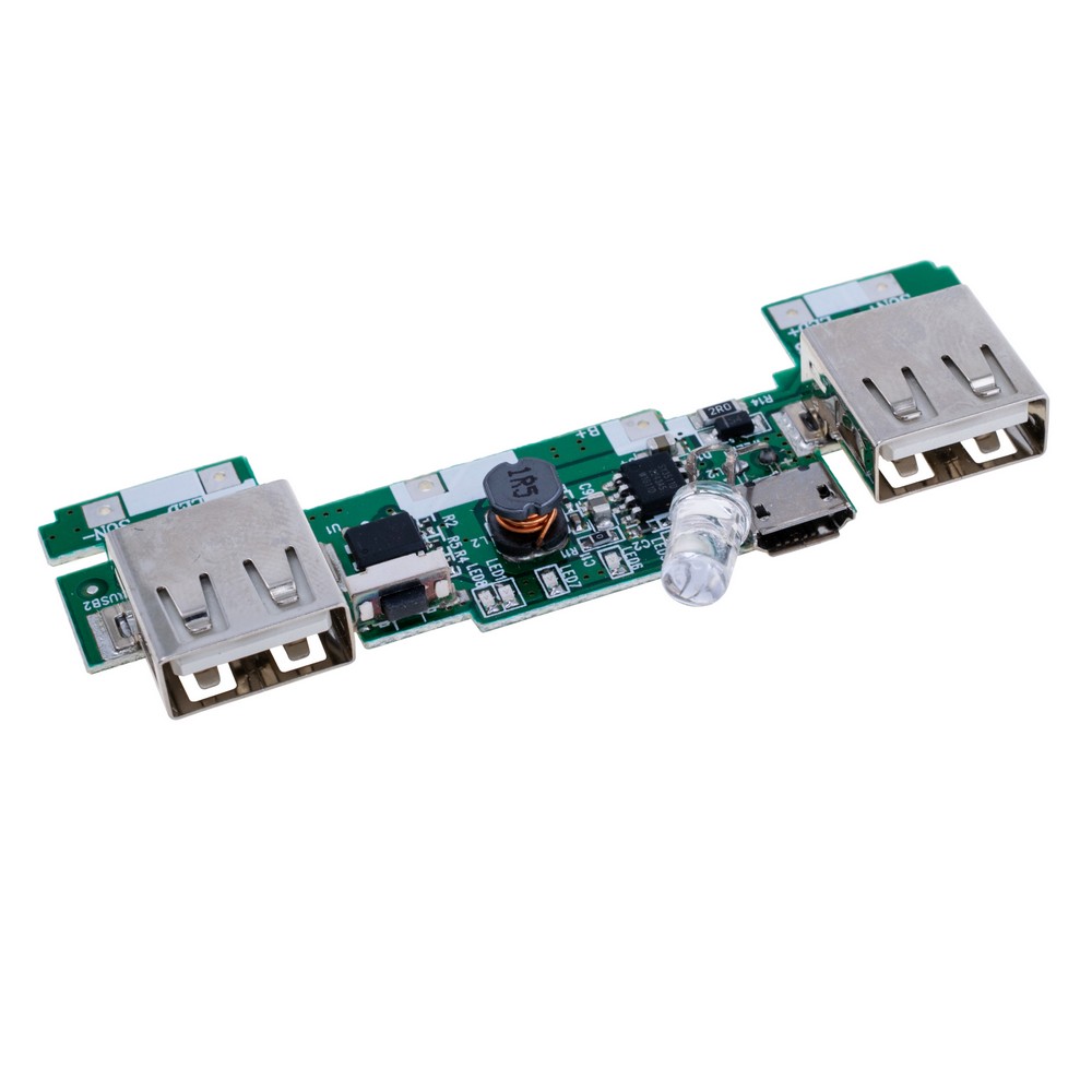 Модуль для PowerBank з можливістю підключення сонячної батареї