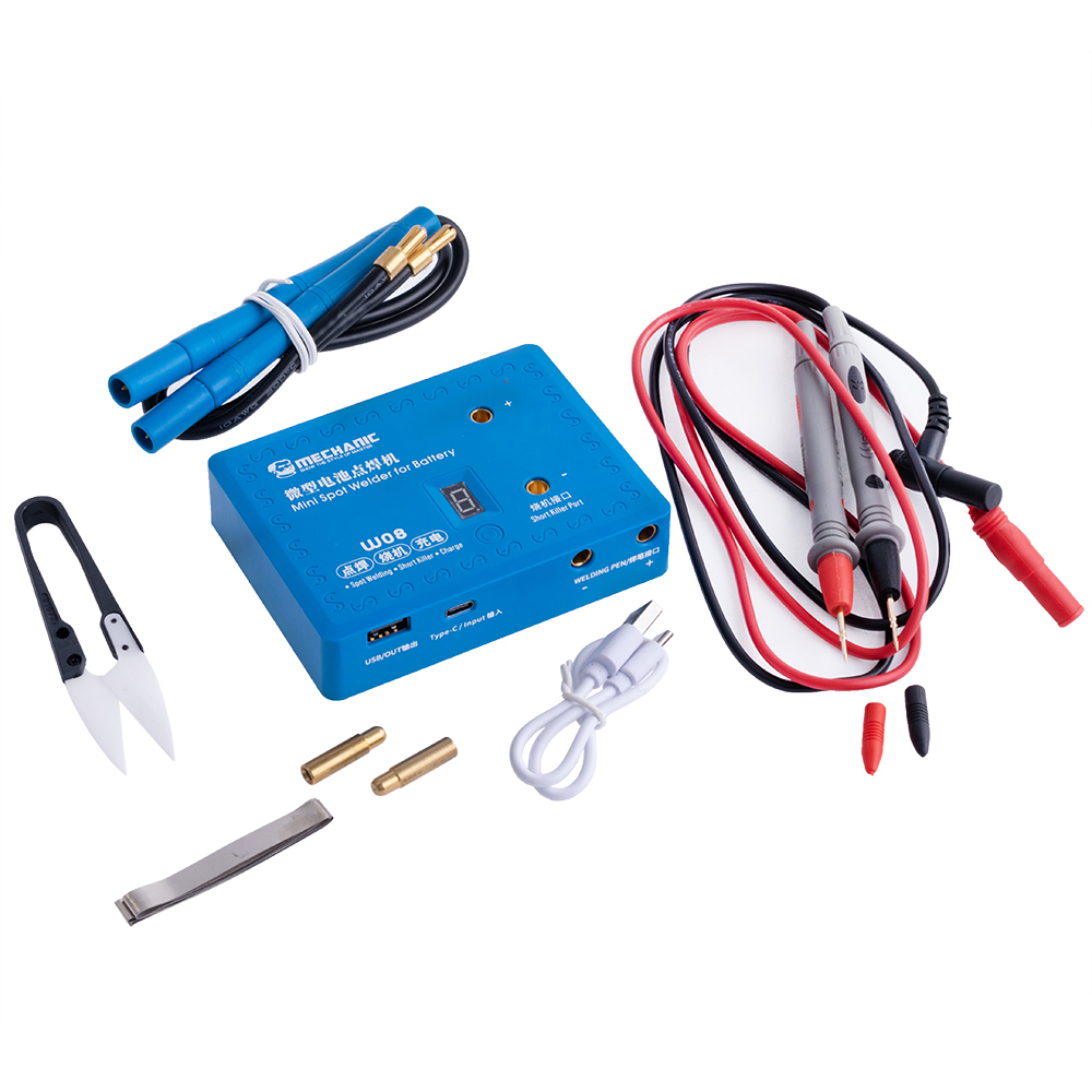 Міні-зварювальний апарат для точкового зварювання (MECHANIC mini precision spotwelding machine W08) Міні-зварювальний апарат для точкового зварювання (MECHANIC mini precision spotwelding machine W08)