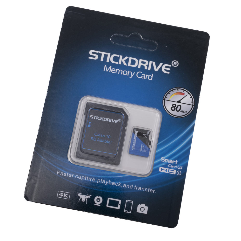 Micro SDHC 4GB Class 10 UHS-I U1 (STICKDRIVE)