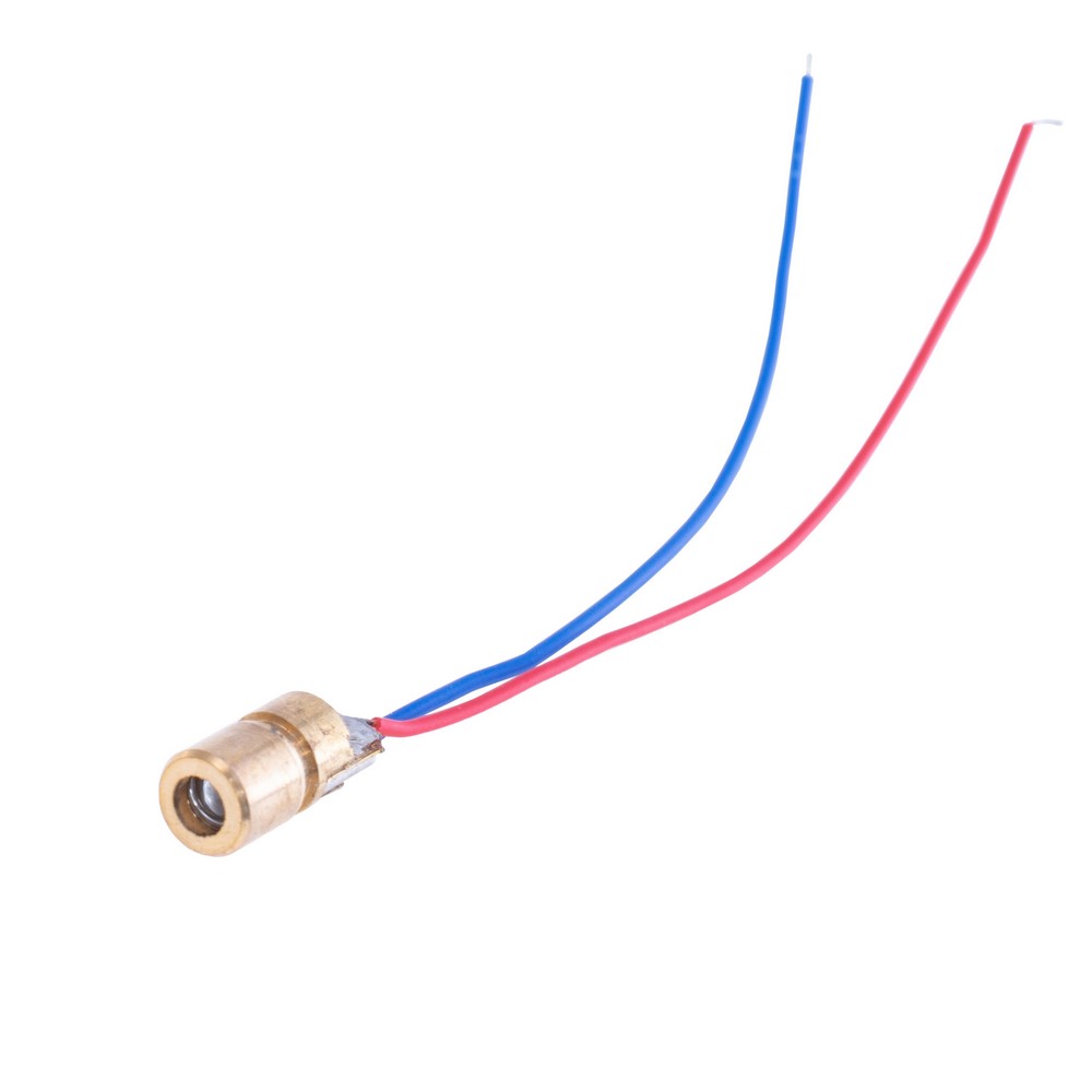 Mini 650nm 6mm 5V 5mW Laser Dot Diode Module Head WL Red (лазерний світлодіод)
