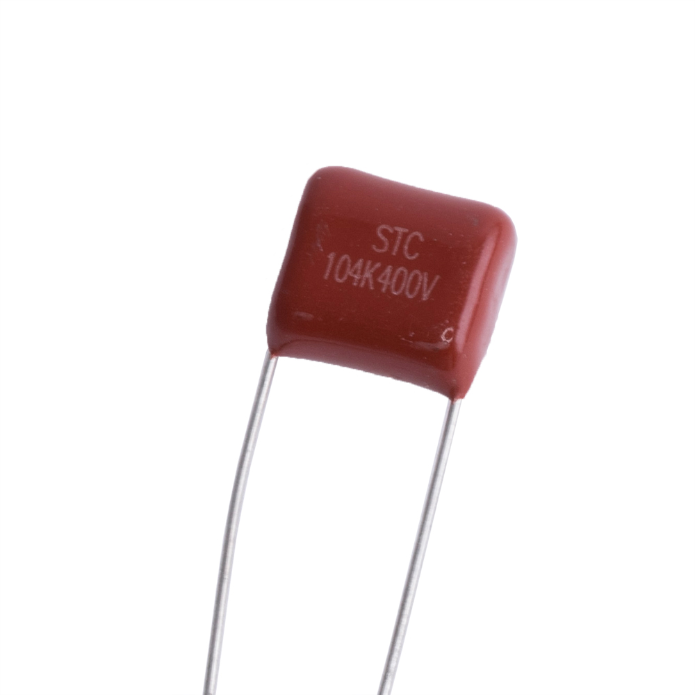 MKT 100nF 400VDC 10% P=10mm  (STCL21-104K2GL10 - 400VDC)