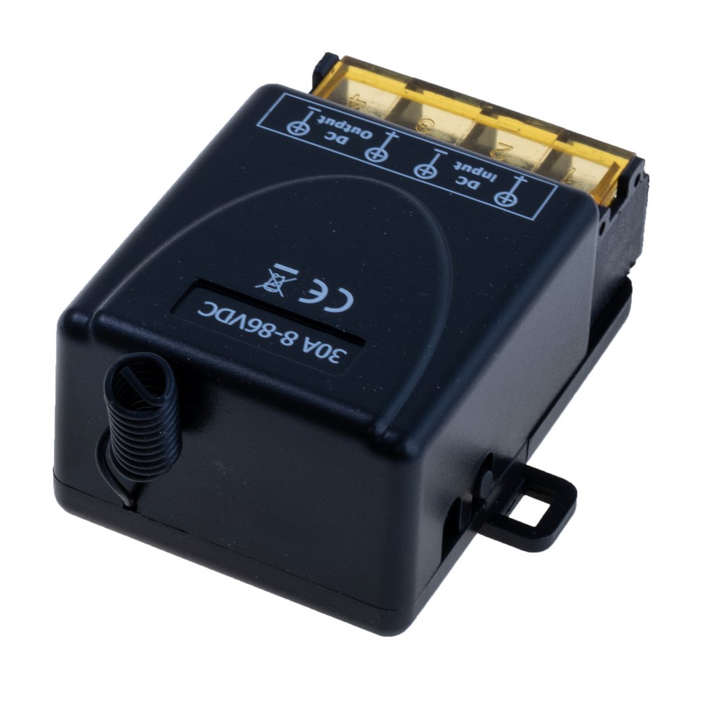 Модуль радіокерованого реле 433MHz, DC8-86V 30A, RCR-1 Модуль радіокерованого реле 433MHz, DC8-86V 30A, RCR-1