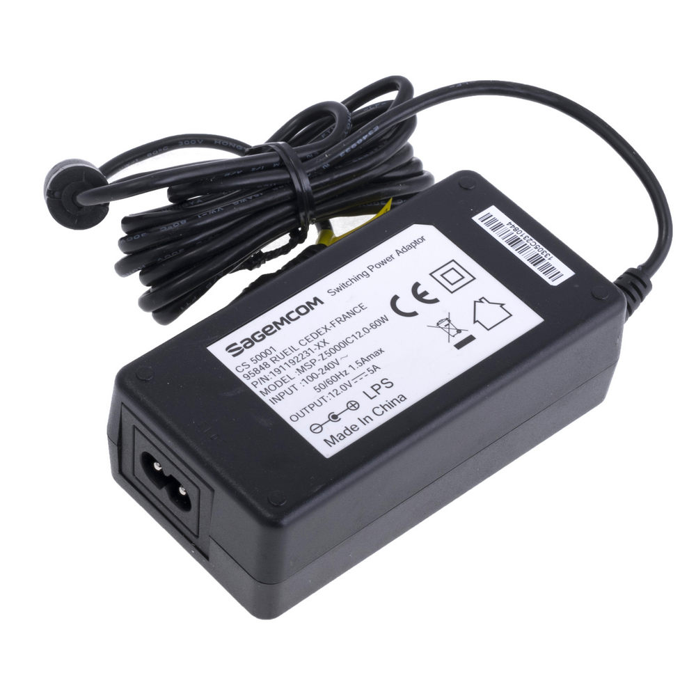 Блок живлення настільний 60W 12V, роз'єм:2.1x5.5mm MSP-Z5000IC12.0-60W