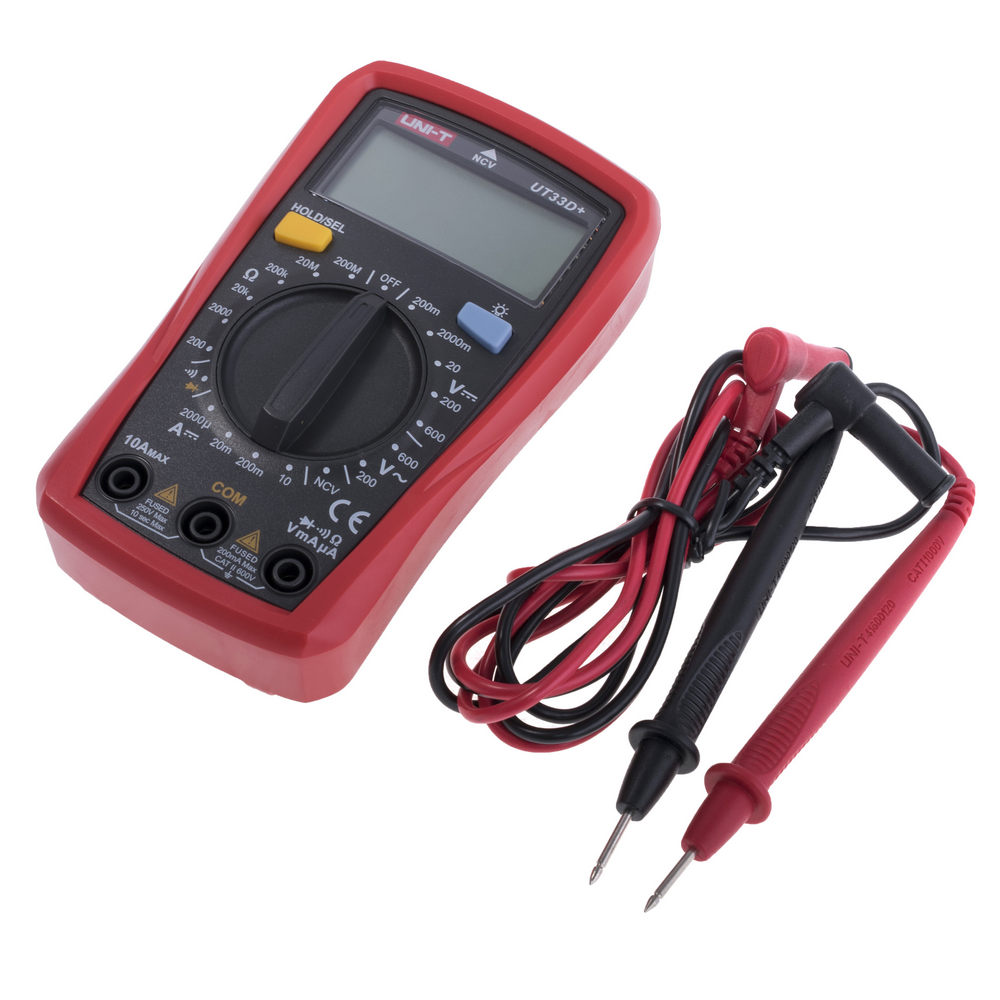 UT33D + (UNI-T) Palm Size Multimeter прим'ята картонна коробка