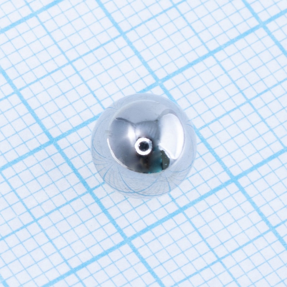 Магніт N38, NdFeB, Ni + Cu + Ni,  Ball, D8