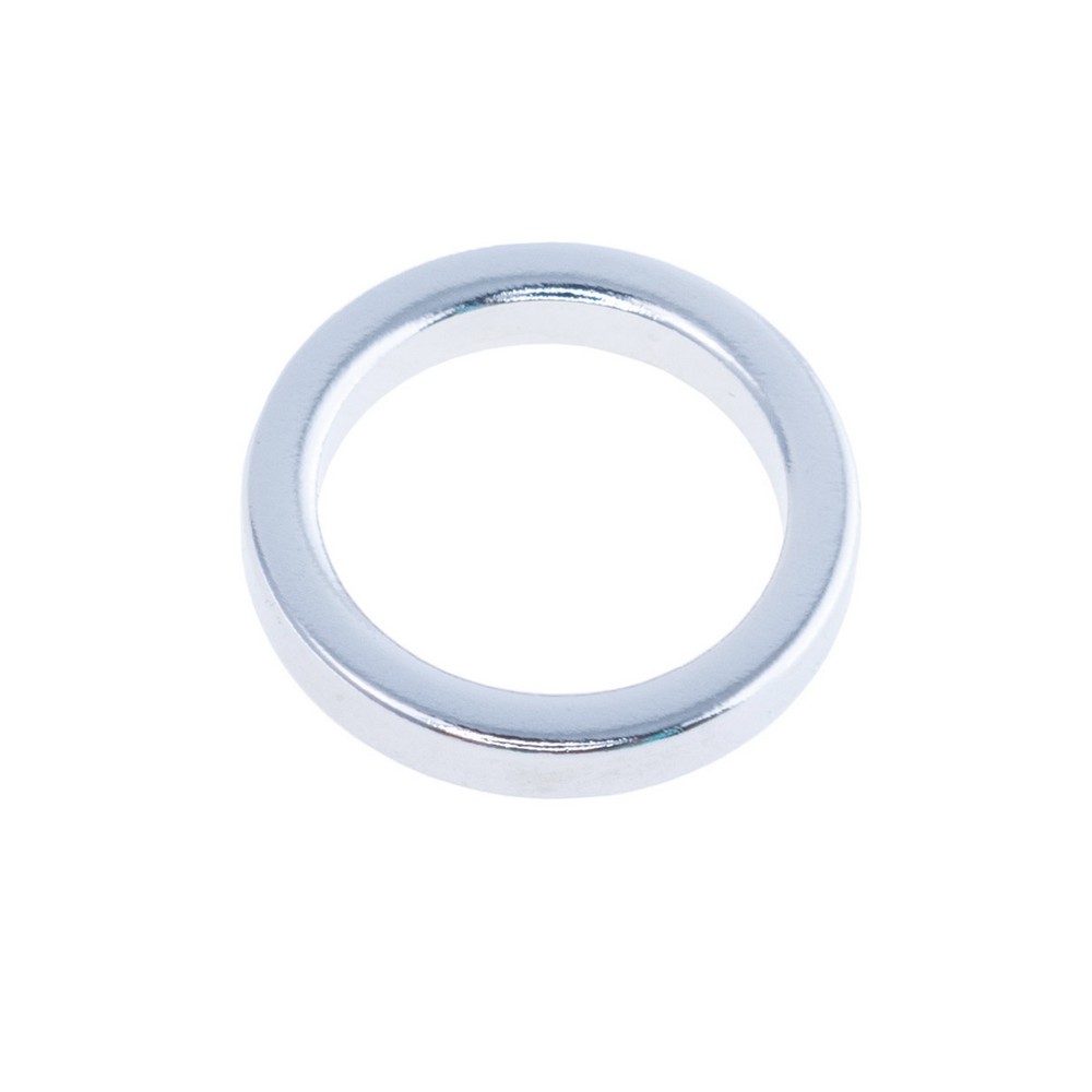Магніт N38, NdFeB, Ni + Cu + Ni,  Ring, D12 x d9 x 2mm