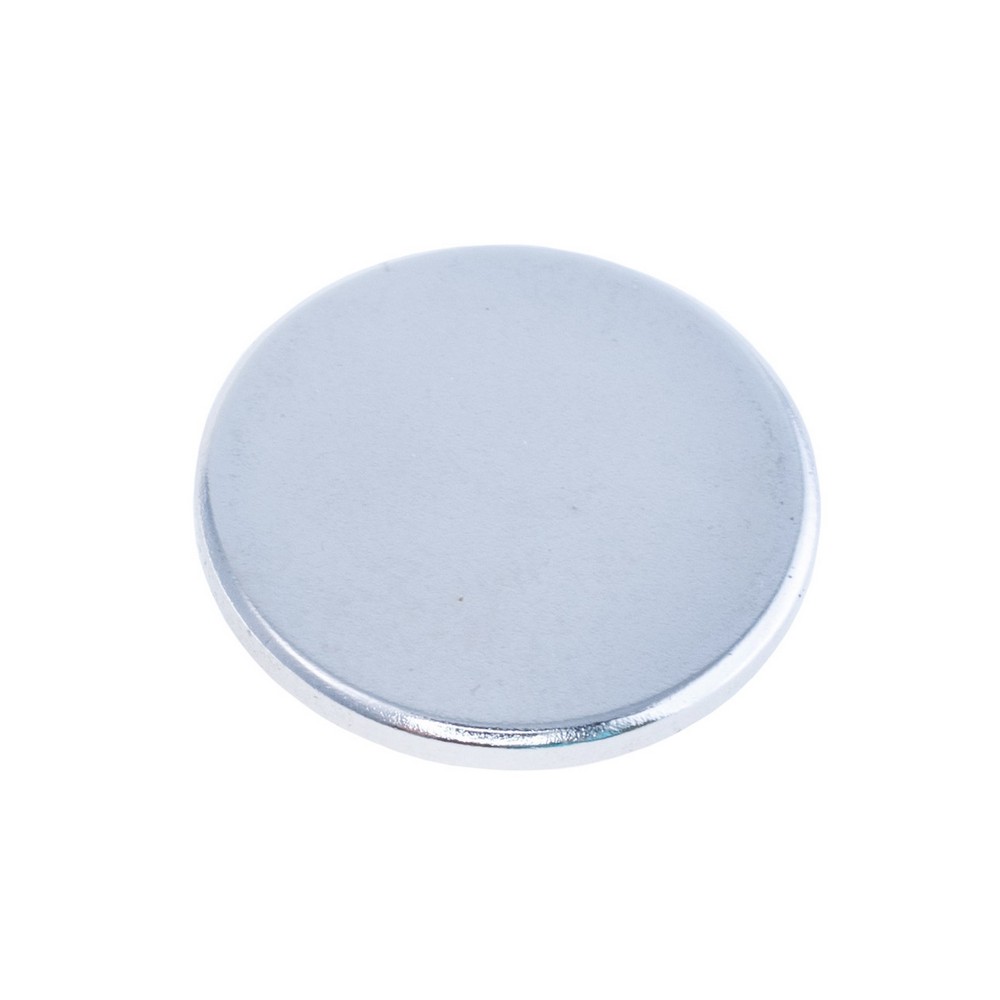 Магніт N50, NdFeB, Ni + Cu + Ni,  Cyl, D15 x 1.5mm