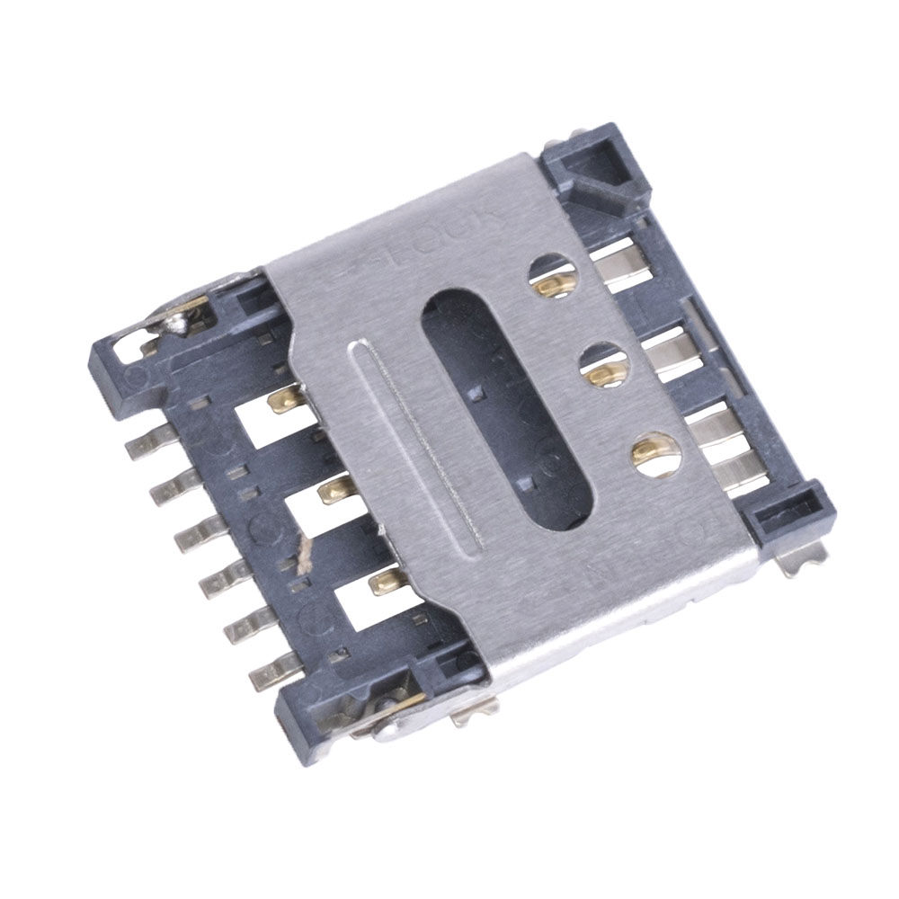 Тримач для nano-SIM-card, 6 контактів (SIMN-06h1.5)