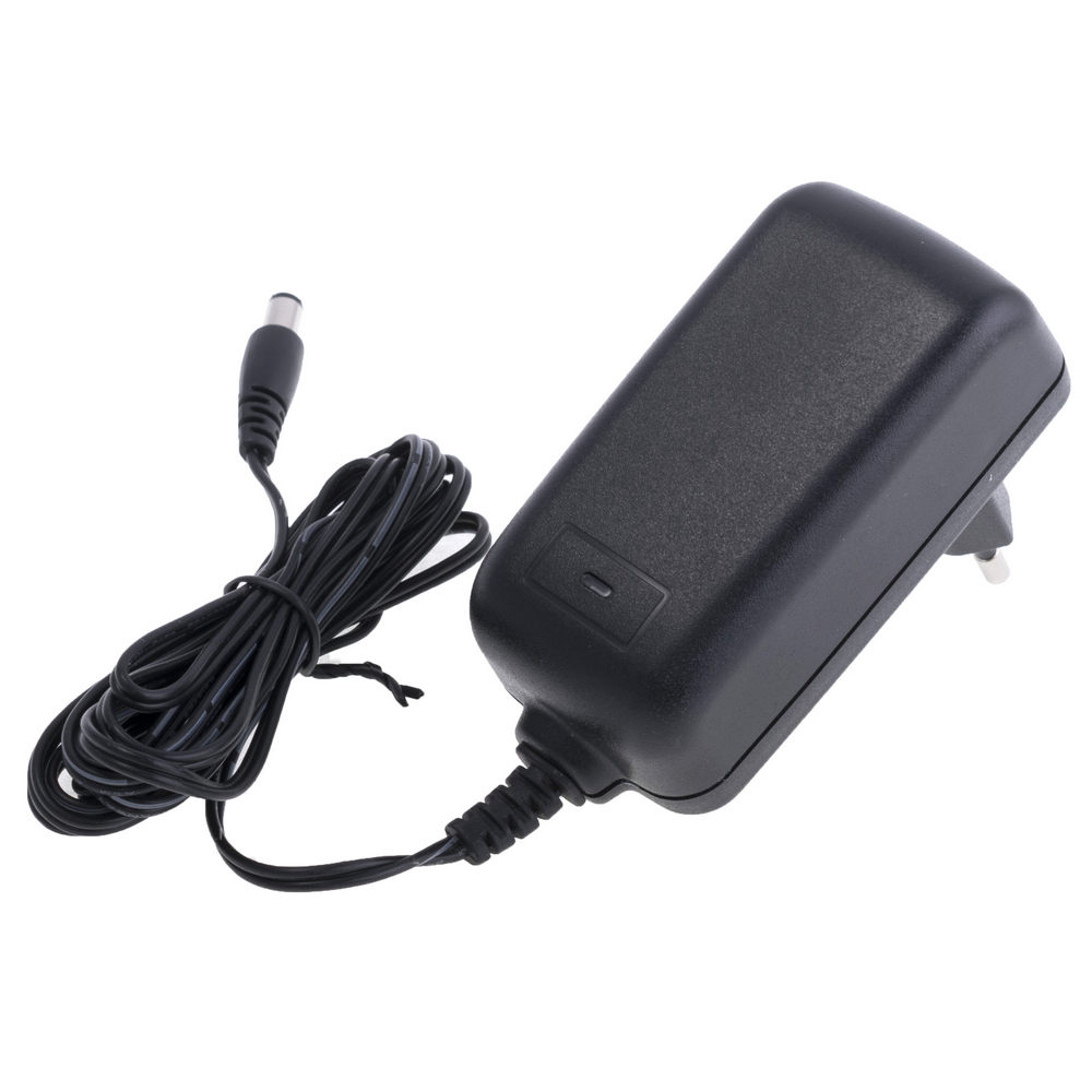 Блок живлення з вилкою 24W 12V, роз'єм:2.5x5.5мм, NBSE24120200HE (NBS24K120200HE)