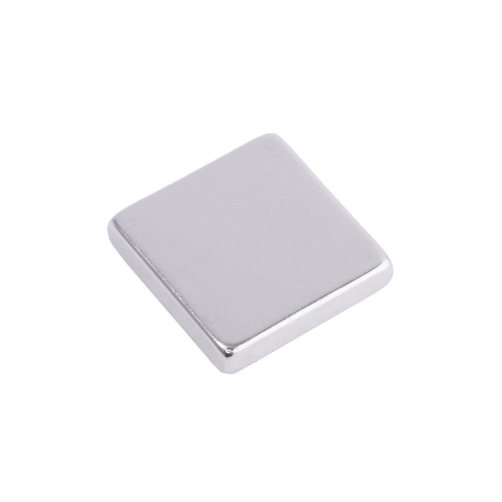 Магніт NdFeB, блок 15 x 15 x 3 mm (N48), Ni + Cu + Ni (нікель) Магніт NdFeB, блок 15 x 15 x 3 mm (N48), Ni + Cu + Ni (нікель)