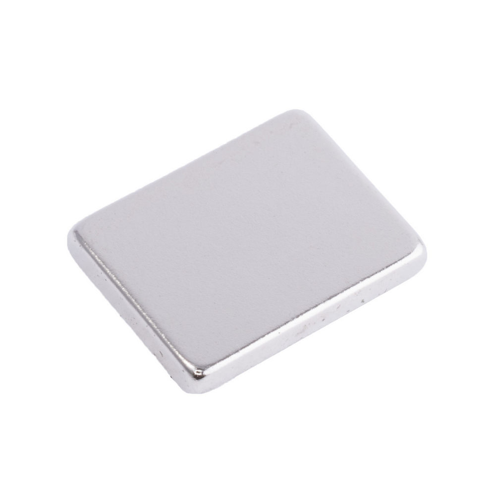 Магніт NdFeB, блок 20 x 15 x 3 mm (N38), Ni + Cu + Ni (нікель) Магніт NdFeB, блок 20 x 15 x 3 mm (N38), Ni + Cu + Ni (нікель)